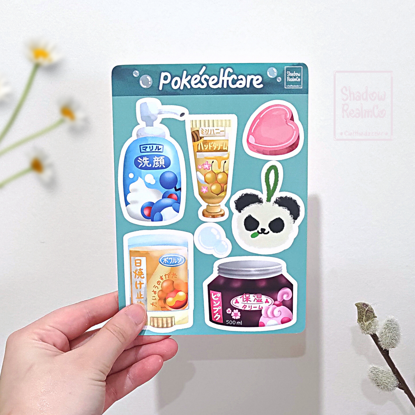 PokéSelfcare | A6 Matte Sticker Sheet