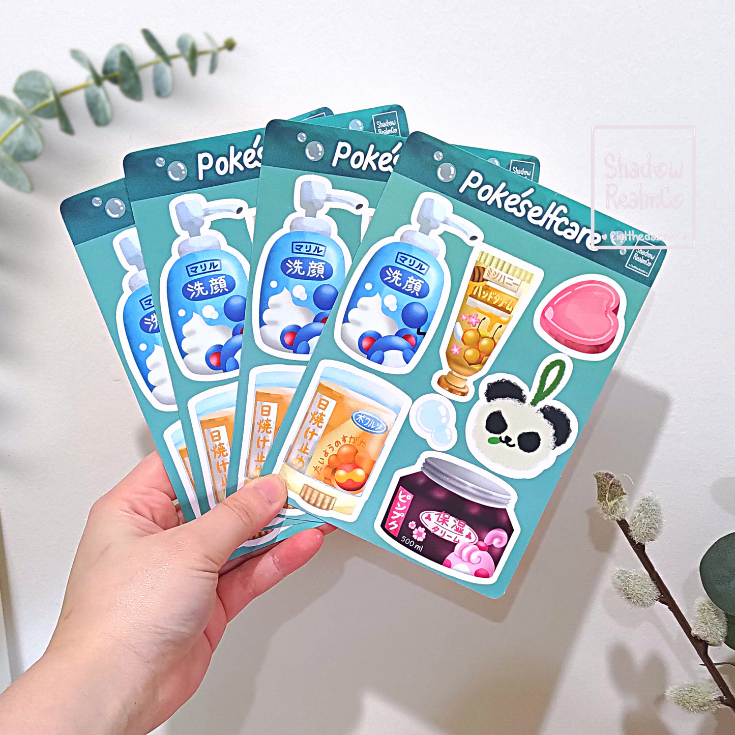 PokéSelfcare | A6 Matte Sticker Sheet