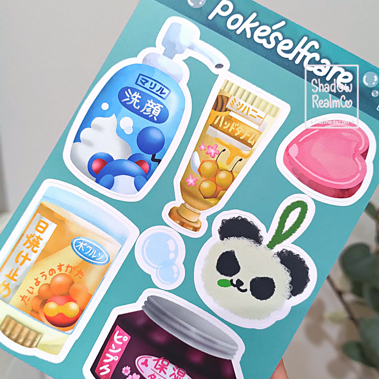 PokéSelfcare | A6 Matte Sticker Sheet